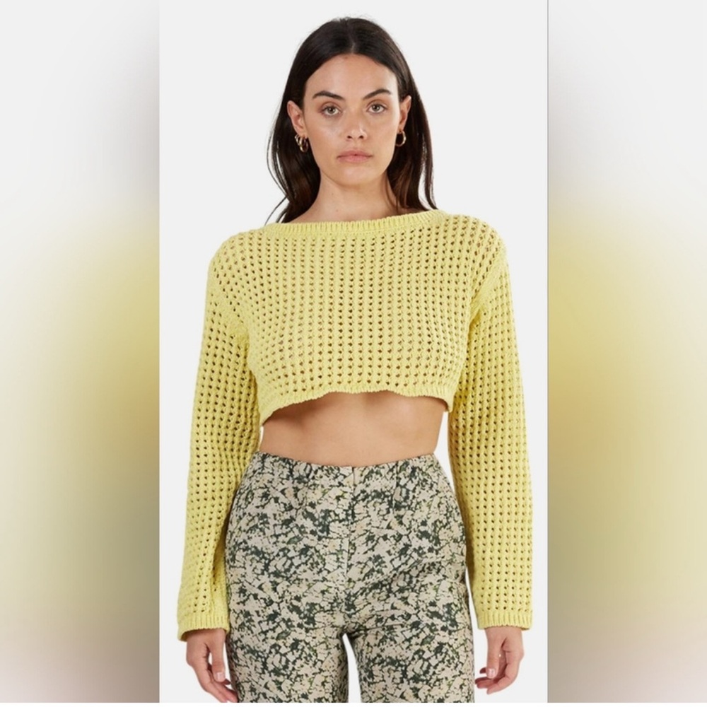 Nanushka Lemon Knit Sweater